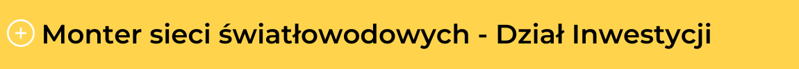Monter sieci światłowodowych